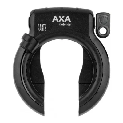Ringslot Axa Defender met Bafang cilinder - glanzend zwart (werkplaatsverpakking)