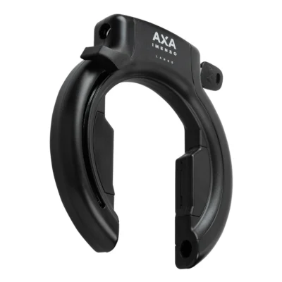 Ringslot Axa Imenso Large Retractable - zwart