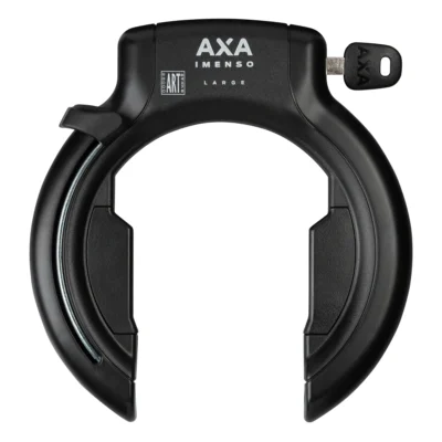 Ringslot Axa Imenso X Large Retractable - zwart