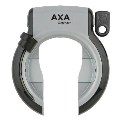 Ringslot Axa Defender Retractable - grijs / mat zwart