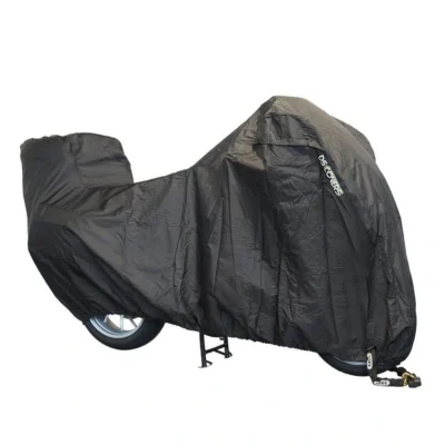 Motorhoes DS Covers ALFA TOPCASE XXL - zwart
