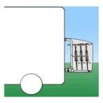 Fietsdragerhoes DS Covers STAR zonder gevarenbordhouder - zwart