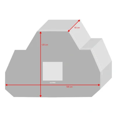 Fietsdragerhoes DS Covers EAGLE II - geschikt voor 2 fietsen - zwart