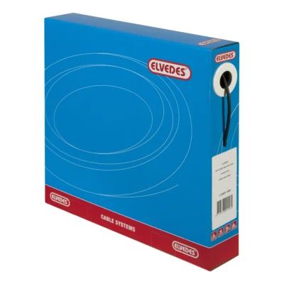 Schakel buitenkabel Elvedes met voering 30 meter / Ø4,2mm - zwart (30 meter in doos)
