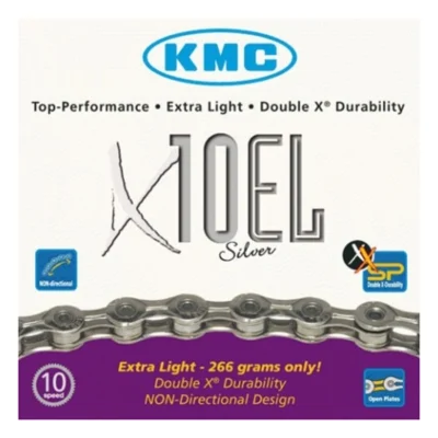Ketting 10 speed KMC X10EL 1/2 x 11/128" - zilver