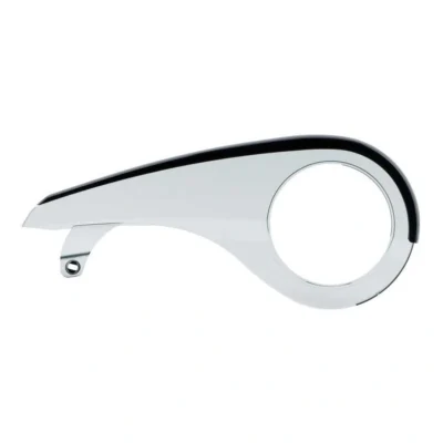 Kettingscherm Axa Scope 2 voor 38 tands tandwielen - lichtgrijs met zwarte rand (winkelverpakking)