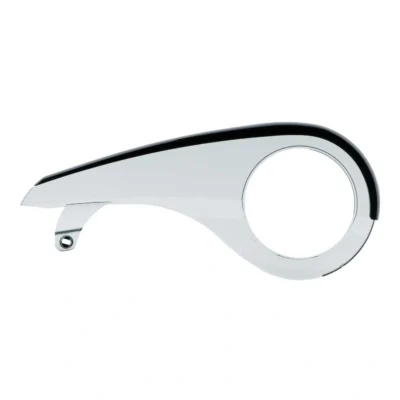 Kettingscherm Axa Scope 2 voor 46-48 tands tandwielen - lichtgrijs met zwarte rand (winkelverpakking)