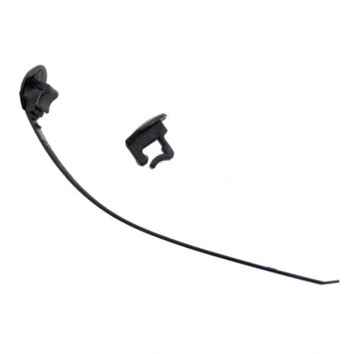 Jasbeschermer stripclip Hesling - zwart (2 stuks)