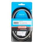 Trommelrem kabelkit Elvedes 1700mm / 2350mm RVS - zwart (op kaart)