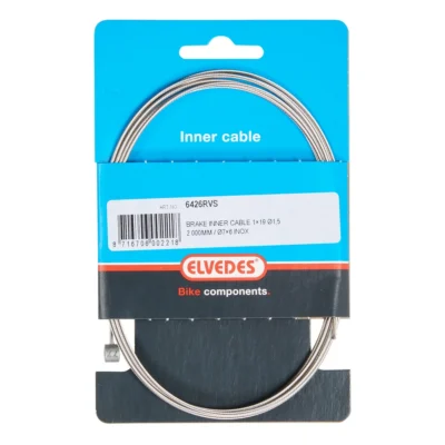 Rem binnenkabel Elvedes 2 000 mm 1×19 draads RVS ø1,5mm met T-nippel ø7 × 6mm