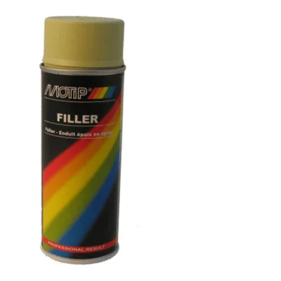 Spuitbus Motip 400ml Filler Geel