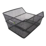 Fietsmand Basil Cento-S 36 x 26 x 18 cm met dragerbevestiging - zwart