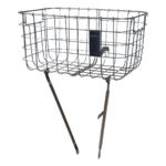 Fietsmand Basil Robin 27 liter 47 x 31 x 25 cm - zilver