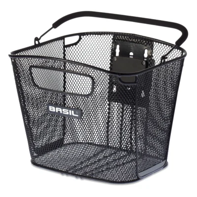 Fietsmand Basil Bold Front KF 28 x 34 x 27 cm - zwart