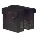 Dubbele fietstas Basil Mara 26 liter 33 x 11 x 30 cm - zwart