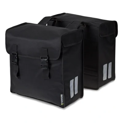 Dubbele fietstas Basil Mara -3XL 52 liter 39 x 18 x 35 cm - zwart