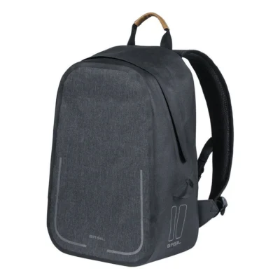 Fietsrugzak Basil Urban Dry Backpack 18 liter 27 x 16 x 45 cm - grijs