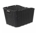 Fietsmand Basil Weave WP 43 x 32 x 25 cm - zwart