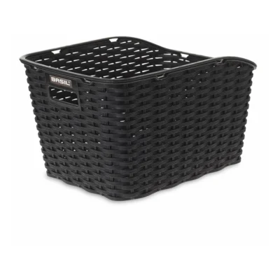 Fietsmand Basil Weave WP 43 x 32 x 25 cm - zwart