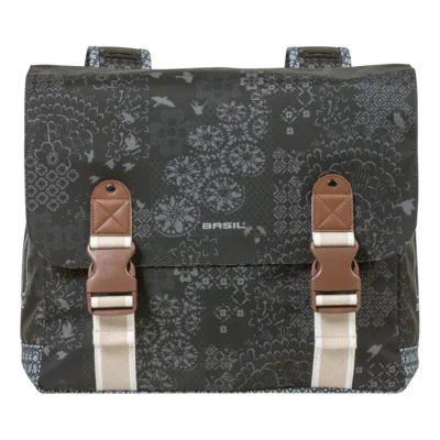 Dubbele fietstas Basil Bohème Carry All - 35 liter - zwart