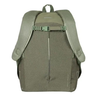Fietsrugzak voor 13" laptop Basil B-Safe Commuter Nordlicht 13 liter 26 x 13 x 40 cm - olijfgroen