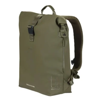 Fietsrugzak Basil SoHo Nordlicht 17 liter 31 x 14 x 37 cm - mosgroen