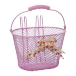 Kinderfietsmand New Looxs Astri Girls 8 liter 26 x 17 x 17,5 cm - arabella pink