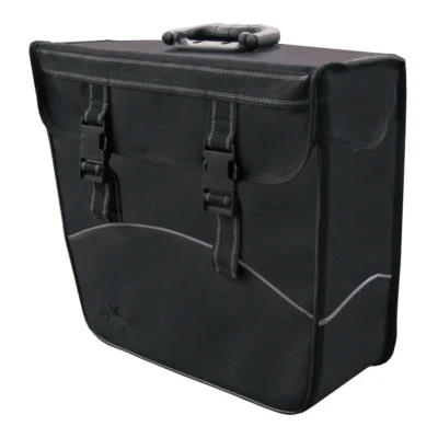 Fietstas links Greenlands 20 liter 37x33x14 cm - zwart