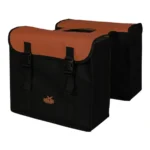 Dubbele fietstas Greenlands 34 liter 37 x 33 x 14cm (2x) - zwart / brique