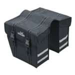 Dubbele fietstas Greenlands Black Line Double 40 liter 36 x 32 x 18 cm (2x) - zwart