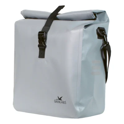 Enkele fietstas Greenlands Urban Style waterproof 1 -18 liter 27 x 49 x 14 cm - licht grijs