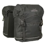 Dubbele fietstas Greenlands 50 liter 32 x 42 x 19 cm (x2) - zwart