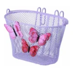 Kinderfietsmand Basil Jasmin Butterfly 28 x 20 x 19 cm - lila