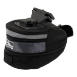 Zadeltas M-Wave Tilburg large met klikbevestiging - zwart