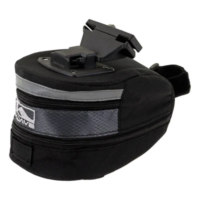 Zadeltas M-Wave Tilburg large met klikbevestiging - zwart