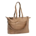 Fietstas New Looxs Verla 34 x 18 x 44cm 21 liter - gemaakt van luxe leer - cognac