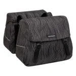 Dubbele fietstas New Looxs Joli Alma 37 liter - 38 x 18 x 30 cm (2x) - zwart