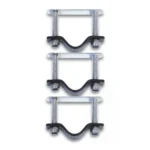 Montage set Basil Crate Mounting voor Basil kratten en rotan manden - verzinkt