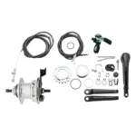 Versnellingsnaaf 3 speed Sturmey Archer Summit X-RD3 trommelrem - high polish aluminium