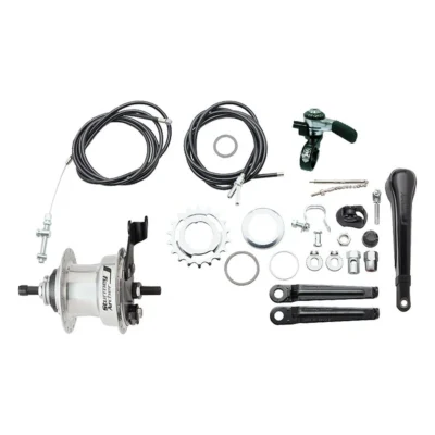 Versnellingsnaaf 3 speed Sturmey Archer Summit X-RD3 trommelrem - high polish aluminium