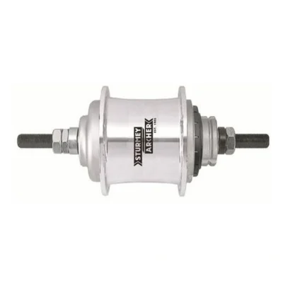 Versnellingsnaaf Sturmey Archer S-RF3 3 speed vrijloop - 36 gaats - zilver