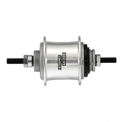 Versnellingsnaaf 2 speed Sturmey Archer A2 Automatic vrijloopnaaf 36 gaats - zilver