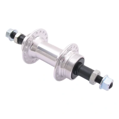 Achternaaf Sunrace HBM45 voor 7 speed freewheel - 36 gaats met vaste as - zilver