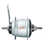 Versnellingsnaaf Shimano Nexus 8 SG-C6001 voor terugtraprem - 36 gaats - zilver