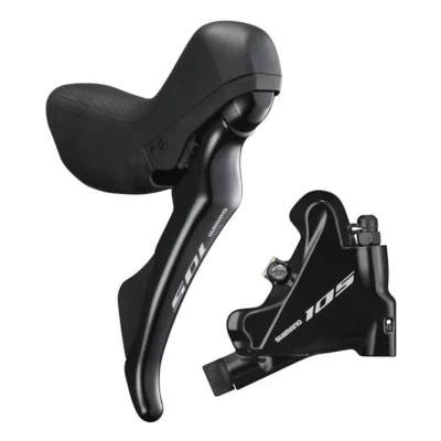 Schijfremset achter 11 speed Shimano 105 R7020 Flat Mount - zwart