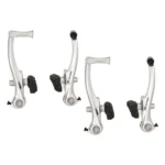 V-brake set Saccon voor en achter aluminium - zilver