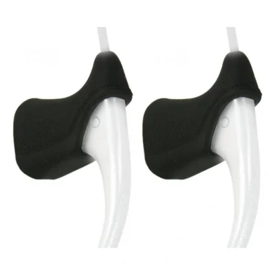 Remgreepcoverset Saccon race - zwart (externe kabel)