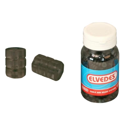 Rubberen O-ringen Elvedes voor rem / schakelkabel ø1,1-1,5mm - zwart - 250 stuks