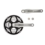 Crankstel Miranda Alfa 3 - 3x8 Speed - 42-32-22T - 170mm - 8mm - Zilver