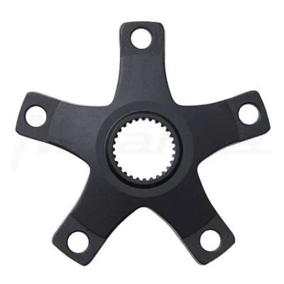 Crank spider Miranda voor Bosch 4 motor 5-Arm BCD 104 47.5mm - aluminium zwart